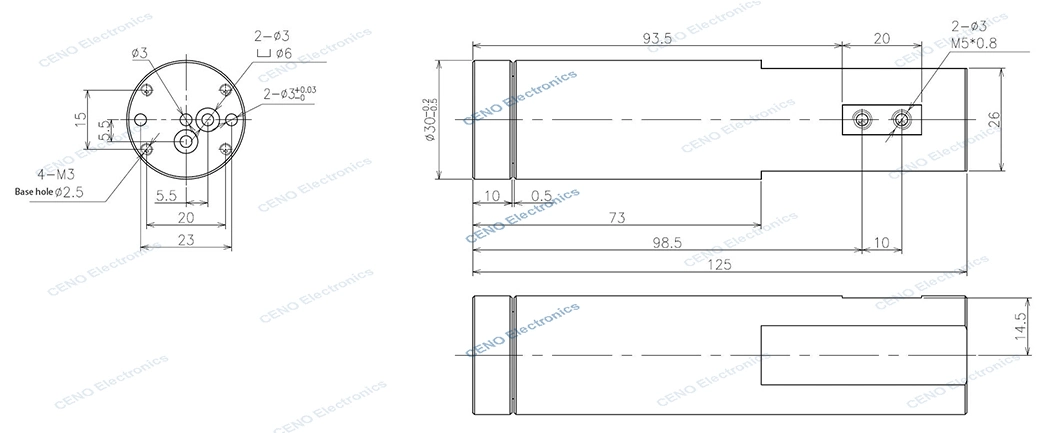 Pneumatic rotary union with 2 channel air